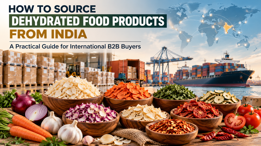 How to Source Dehydrated Food Products from India for International Markets how to source dehydratedfood products